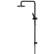 Round 200mm Twin Shower With 3 function Hand Shower & Square Gooseneck
